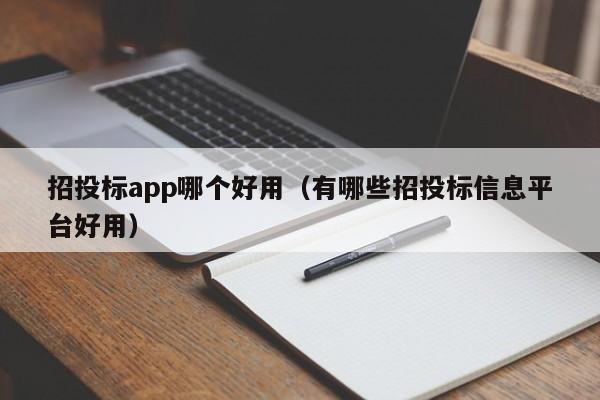 招投标app哪个好用（有哪些招投标信息平台好用）